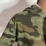 J.Crew Supercozy vintage fleece hoodie sweatshirt in camo size M Photo 9