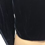 Vintage Black Velvet Karen Lucas for Niki Long Sleeve Cropped Shrug Jacket M Size M Photo 1