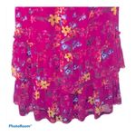 Old Navy  Floral Tiered Maxi Sundress Medium NWT Fuchsia Pink Summer Dress Photo 7
