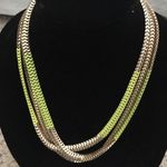 Forever 21  Gold & Green Necklace Photo 0
