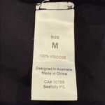 Seafolly  Womens Black Crochet Trim mini kaftan Medium Photo 11