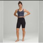 Lululemon  Women’s 6‎ Align Tank Top Leopard Camo Blue Nile Multi Padded Crop New Photo 7