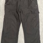 frame denim Frame Jeans Womens 30 Black Le Slouch Utility Straight Leg Double Knee Cropped Photo 7