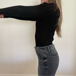 Pink Rose  Black Knitted Bodysuit Photo 2