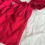 I am gia  Red Naomi Top NWOT Photo 4