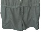 Vineyard Vines Sleeveless Sankaty Romper Cover-Up Women's Size 16 Green Pockets Photo 2