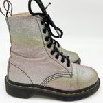 Dr. Martens  Womens Combat Boots Size 5 Glitter Punk Rave Alt Festival Goth Photo 7