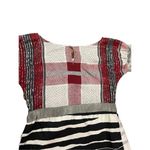 Launch by Susan Young abstract sailboat novelty 100% silk dress size XS Red Photo 3