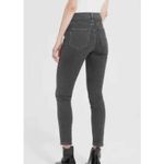 Everlane  Womens High Rise Skinny Denim Jeans Zip Fly Washed Black Size 28 Tall Photo 1