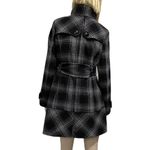 Jones New York Wool Blend Plaid Pea Coat L Photo 2