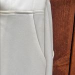 BCBGeneration  White Ribbed V-Neck Jumpsuit Photo 5