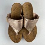 Vionic  Women's Anitra Platform Sandal in Rose Gold Metallic Size 8 Photo 1