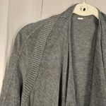 Lululemon  Womens Gray Drape Front Cardigan Sweater Large XL Photo 2