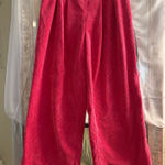 Prologue Pink high-waisted corduroy wide leg pants Photo 0