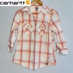 Carhartt  Plaid Button Down Shirt sz s Photo 0