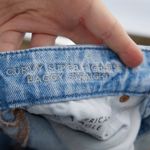American Eagle Curvy Super High Rise Baggy Straight Jeans Women's Size 2 Short Photo 5