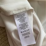 Ann Taylor  Frilled Cap Sleeve Button Down Blouse Top Cream Size Medium Like New Photo 8