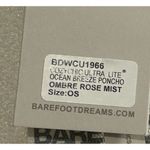 Barefoot Dreams  CozyChic Ultra Lite Ocean Breeze Poncho Ombre Rose Mist One Size Photo 6