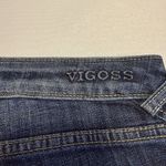 Vigoss Womens 28 W 29 L Jagger Super Skinny Distressed Blue Denim Jeans Trendy # Photo 6