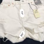 Levi's NWT  501 Premium Original High-Rise Jean Shorts white Women's Size 29 Photo 9