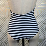 ZARA Swimsuit Black and White Striped One-Piece Bathing Suit Size Small Photo 10