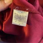 Entro Burgundy Sheer Long Sleeve Ruffle Flutter Dress Size Medium Photo 5