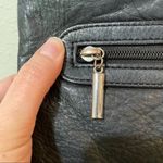 Margot Grey Leather Crossbody Handbag Black Photo 3