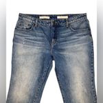 Pilcro and the Letterpress Pilcro medium wash cropped “hyphen” jeans with fringe detail Photo 2