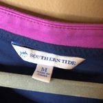 Southern Tide Bristol Color Block Long Sleeve Dress Purple Blue Night Medium Photo 3