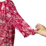 Ba&sh  Blouse Ulysse Rose Red Peasant Oversized Top Women’s Size 1 US S Photo 7