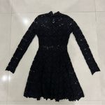 Nightcap  By Camilla Fit and Flare Lace Long Sleeve Knee-Length Dress Photo 7