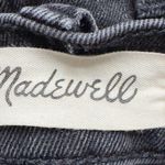 Madewell High-Rise Denim Shorts Jean cotton stretch high waisted gray black zip Photo 10