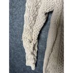 EXPRESS VINTAGE 90s TRICOT Chunky Cable Knit Sweater L Tan Bobble Photo 2