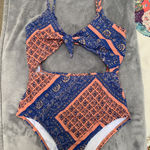 Urban Outfitters Cut Out One Piece Bathing Suit Multiple Size M Photo 0