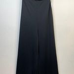 EXPRESS black pieced satin strapless bow tie back wide leg jumpsuit XS new nwt Photo 14
