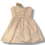 Meshki Eloise Linen Dress Natural Photo 3