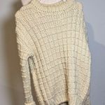 Moon River  Cream chunky Knit Sweater Photo 0