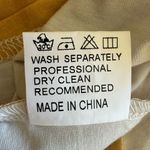 Women’s Crewneck Mustard Hippie Bohemian Van Floral Short Sleeves SZ M #2115 Yellow Size M Photo 8