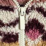 Aeropostale Women's Pink/Multi Aztec Sherpa Fleece Pullover Sweatshirt Medium Photo 3