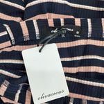 Olivaceous size medium mini rib knit dress striped sundress tank festival NWT Photo 4