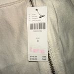 Pilcro Anthropologie Mini Twofer Dress Button Front Frayed Hem Cream Size 8 Photo 11