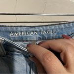 American Eagle AEO Baggy Mom Distressed Denim Shorts Photo 4