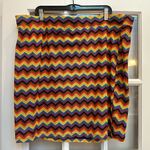 Target PRIDE  Skirt Women’s Plus Size 2X Rainbow Pull On LGBTQ Chevron Party Photo 10