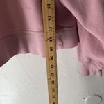 Nike Sweatshirt Womens Medium Pink Just Do It Swoosh Cropped Pullover Dri-FIT Photo 4