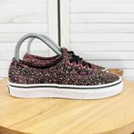 Vans Authentic Neon Paint Splatter Lace Up Sneakers Black Pink 5.5 Men 7 Women Photo 1