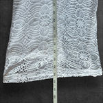 Cato  White Crochet Wide Leg Pants (945) Photo 9