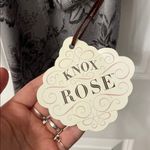 Knox Rose  Charcoal Floral Open Cardigan Photo 3