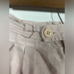 Posse Pierre Pleated 100% Linen Shorts Sz Small Photo 5