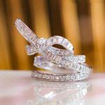 NEW Sz 7 Silver Coquette Bow Shaped Ring, Coquette Jewelry, Bow Jewelry Photo 1