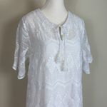 Ariat Western Embroidered Double Layer Undress White Size Medium Photo 2